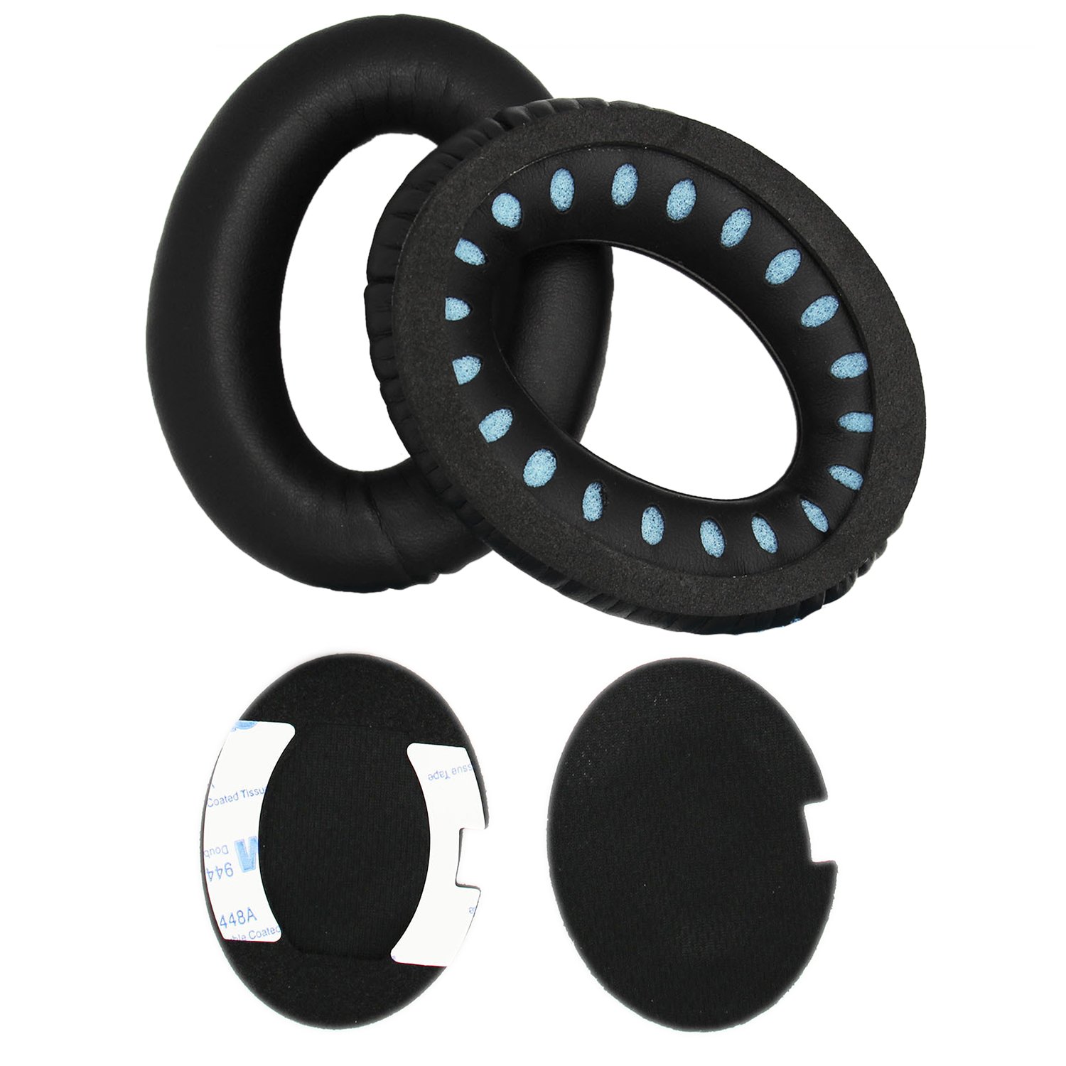 Replacement Ear Pads Kit, Foam Earpads Cushion for Bose Quiet Comfort QC2, QC15,QC25,QC35 Bose Around Ear 2 AE2, AE2i, AE2w Headphones Covers