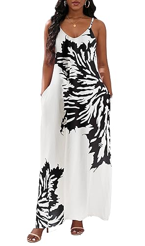 vunahzma Womens Casual Fashion Sleeveless Plus Size Loose Long Sexy