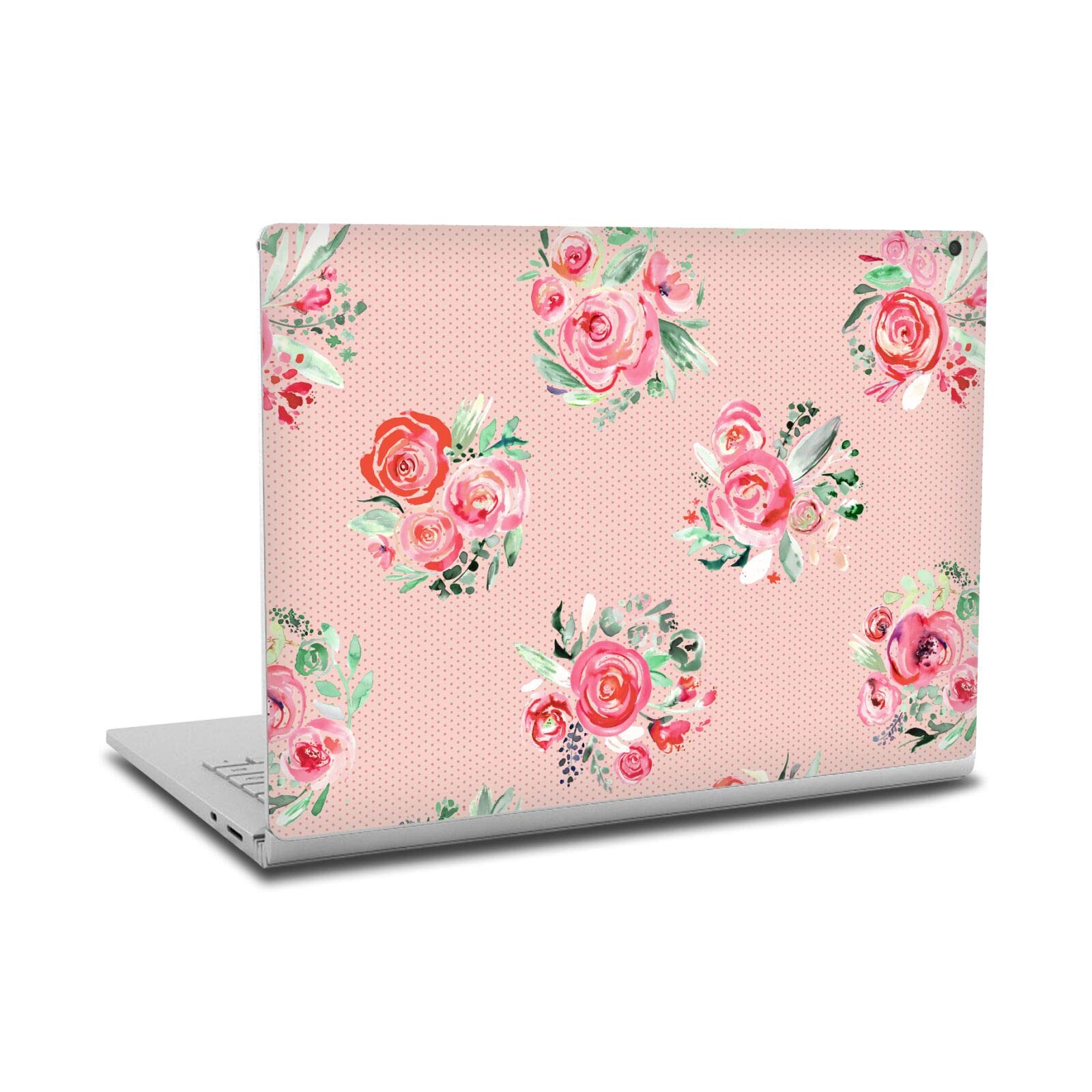 Peau vinyle Microsoft Surface Book 2 pour masquer les rayures avec style floral