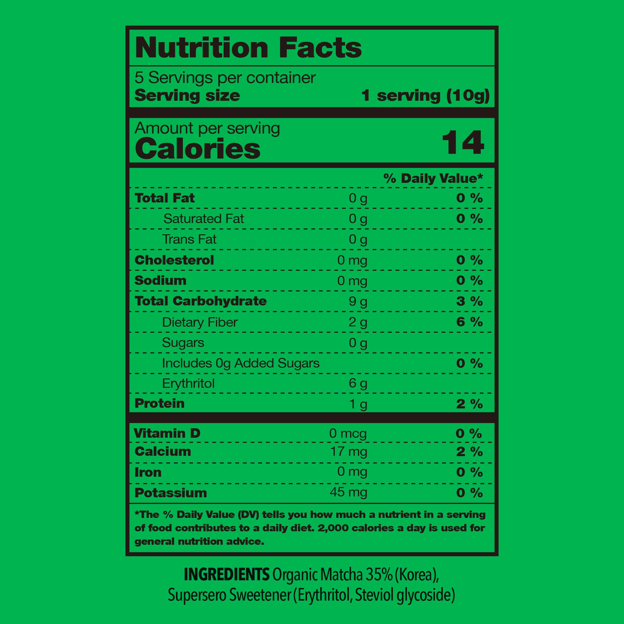 SUPER MATCHA Sweet Ceremonial Grade Matcha Powder Organic Blanded Matcha 5 Sticks 0 35 oz 10g Sweet Tea — view 9