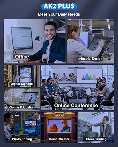 Miniatura 6 de KAMRUI Mini PC AK2 Plus, Intel 12 generación Alder Lake - N100(hasta 3.4 GHz), mini computadoras de escritorio, 16 GB DDR4 RAM 512 GB SSD Micro PC