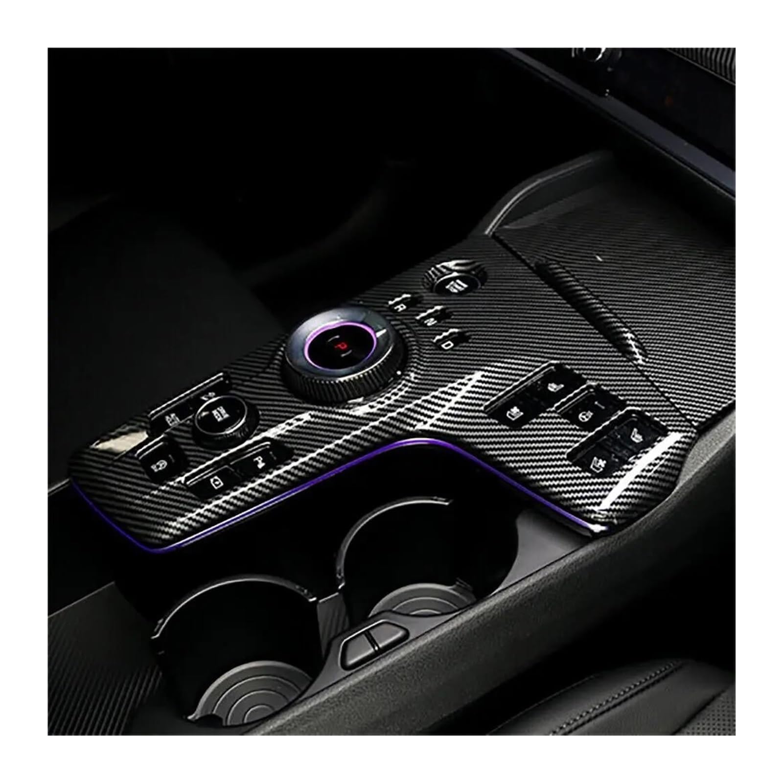 Kohlefaser Aufkleber Für Kia Sportage 2022-2025 | Mittelkonsole & Seitenblenden