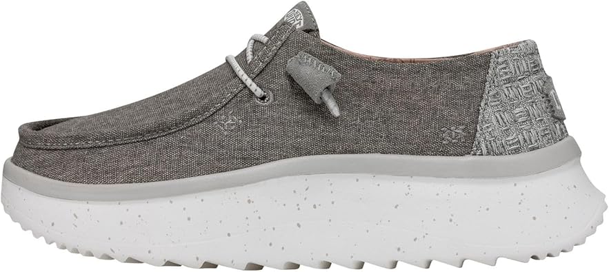 Hey Dude Wendy Peak Chambray - Moccasin Donna In Tela E Gomma, Comode E Leggere