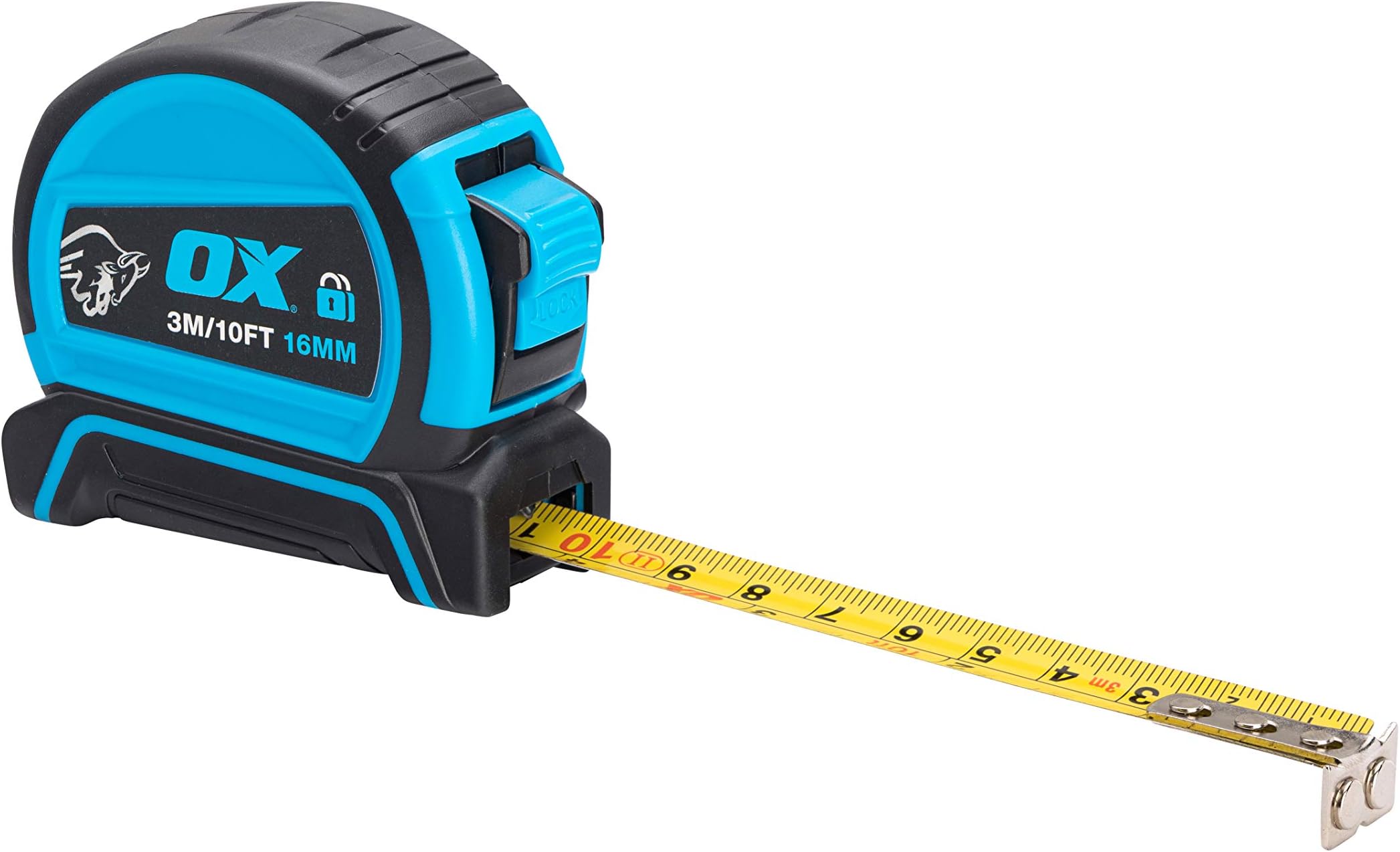 OX ToolsPro Dual Auto Lock Tape Measure - 3m
