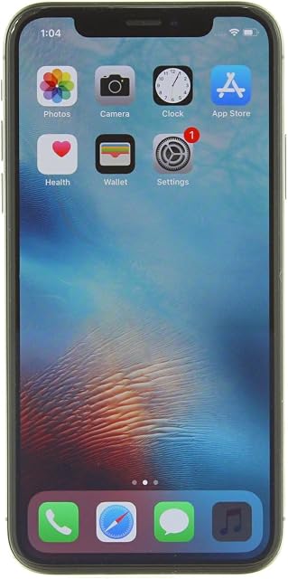 Apple Iphone X, 256GB, Space Gray - Fully Unlocked (Renewed)