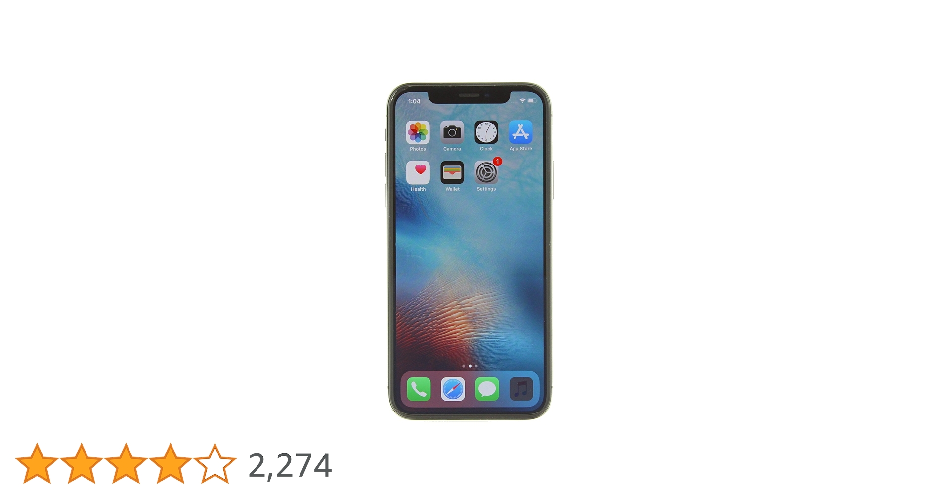 iPhoneX（256GB） Refurbished (Excellent) - Apple iPhone X 256GB Smartphone