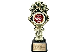 Employee of the Year Trophy - Personalized Award Customization