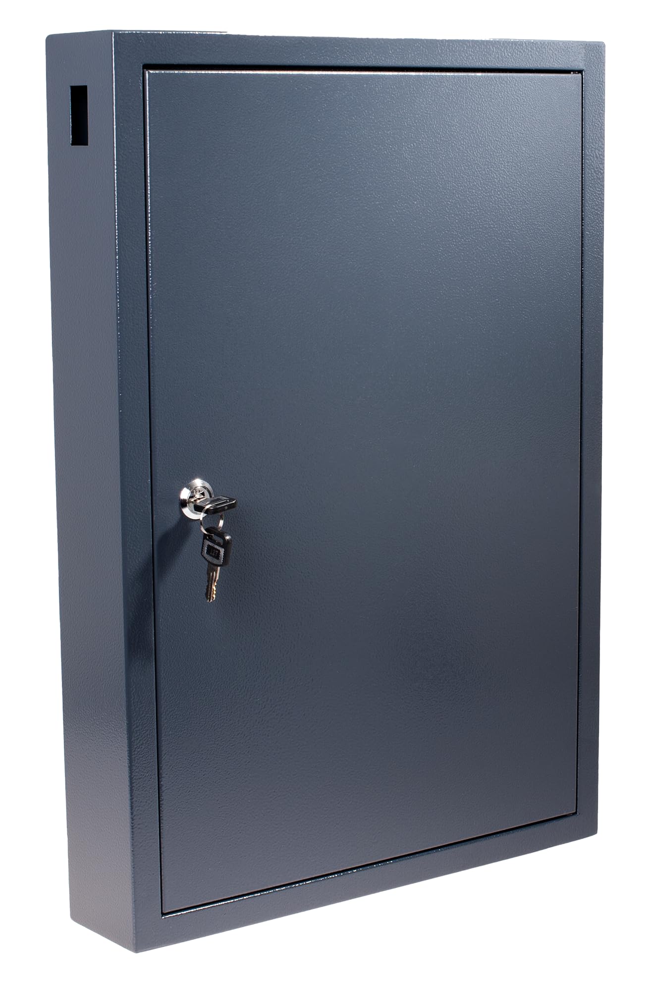 Pavo – Armoire à clés Deluxe pour 100 clés, boîte métallique avec 100 Porte-clés, Gris foncé, Dimensions : 38 x 9 x 55 cm – 8047222