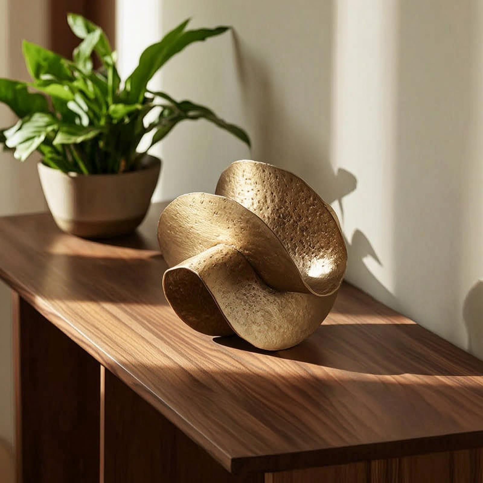 rockible Oggetto Decorativo in Alluminio Argentato Accento Decorativo Cilindrico Geometrico Scultura da Tavolo per Amanti Del Design, Soggiorno, Ingresso