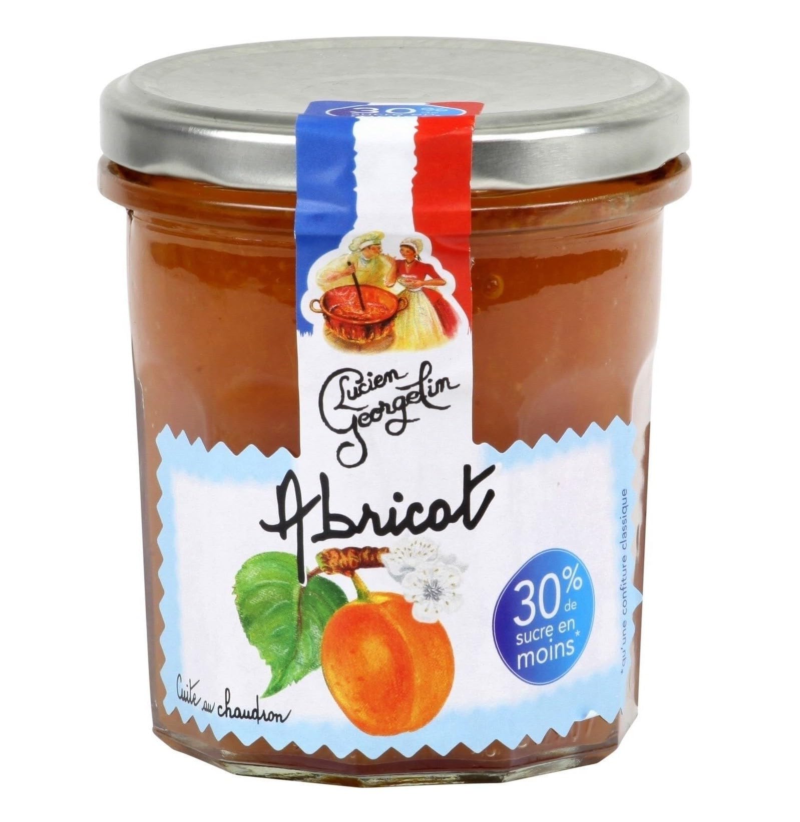 Lucien Georgelin Mermelada Gourmande y ligero, albaricoque, 320 g