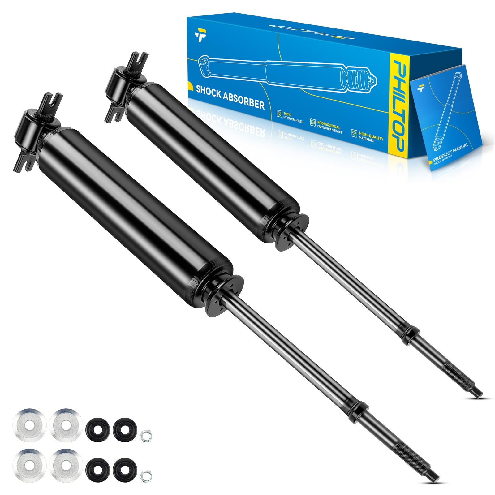 PHILTOP Front Shocks for 1999-2003 Dodge Durango