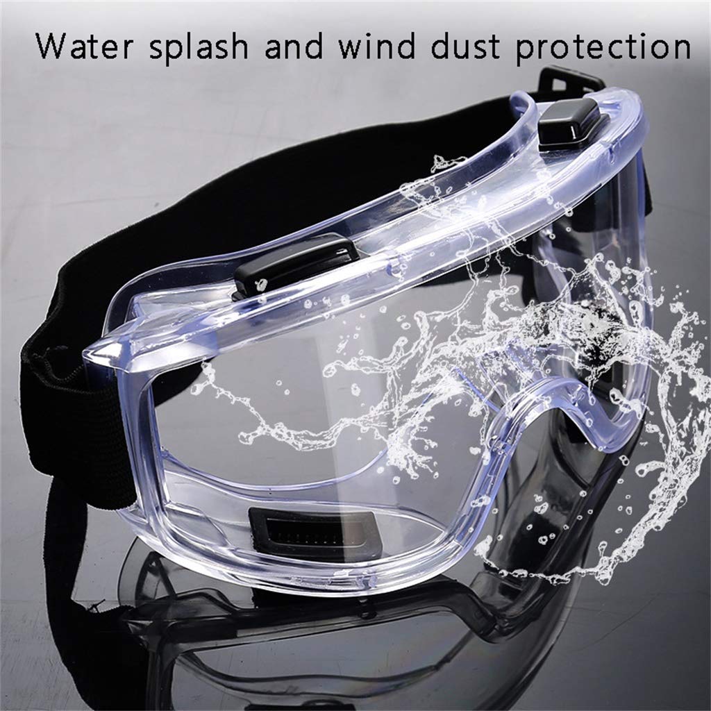 Gafas de Seguridad, Lentes de Protectoras Antivaho Transparent para Laboratorio Agricultura Industria,antiempañamiento, Resistentes a los arañazos y con protección UV(2 PCS)