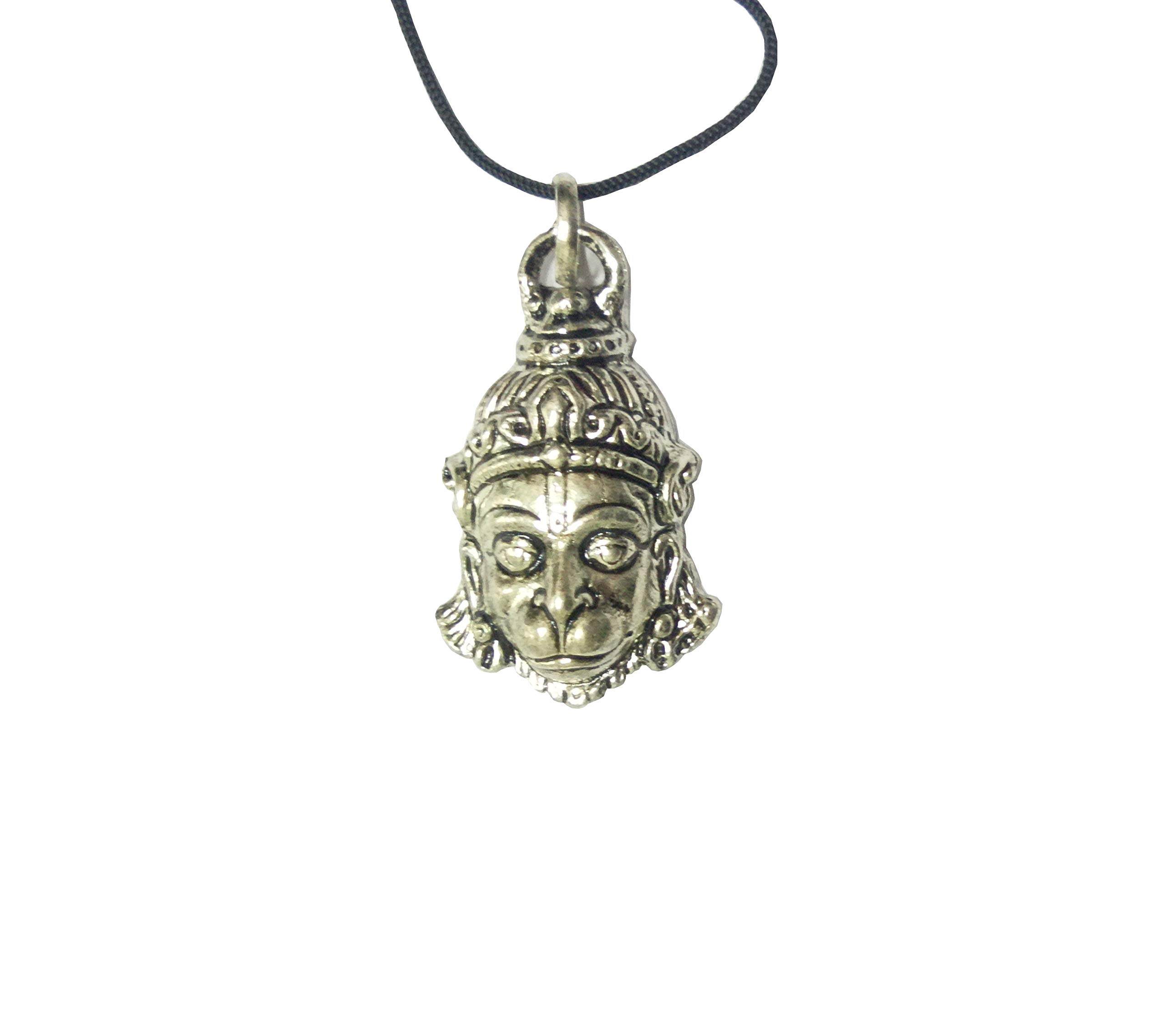 Hare Krishna Food for Soul Hanuman Ji Locket with Thread - Hanuman Pendant - Lord Hanuman Locket - Hanuman Face Locket 2