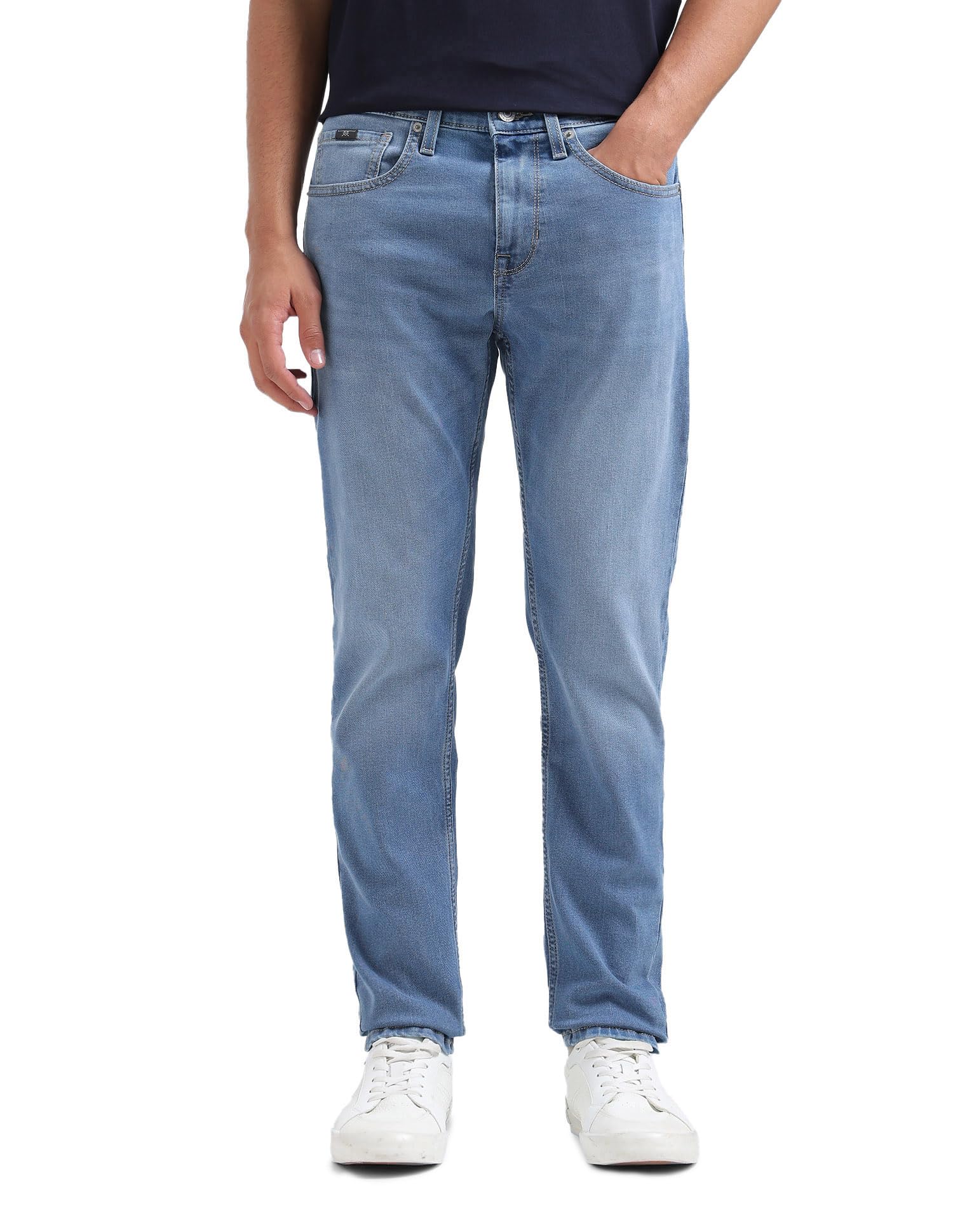 flying machine Men's Slim Tapered Fit Jeans| Solid | Mid Rise | Stretchable | Jeans for Man-picture-28