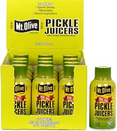 Mt Olive Pickle Juice 100 Kosher Dill Pickle Brine - 12 pk - 2 fl oz bottles