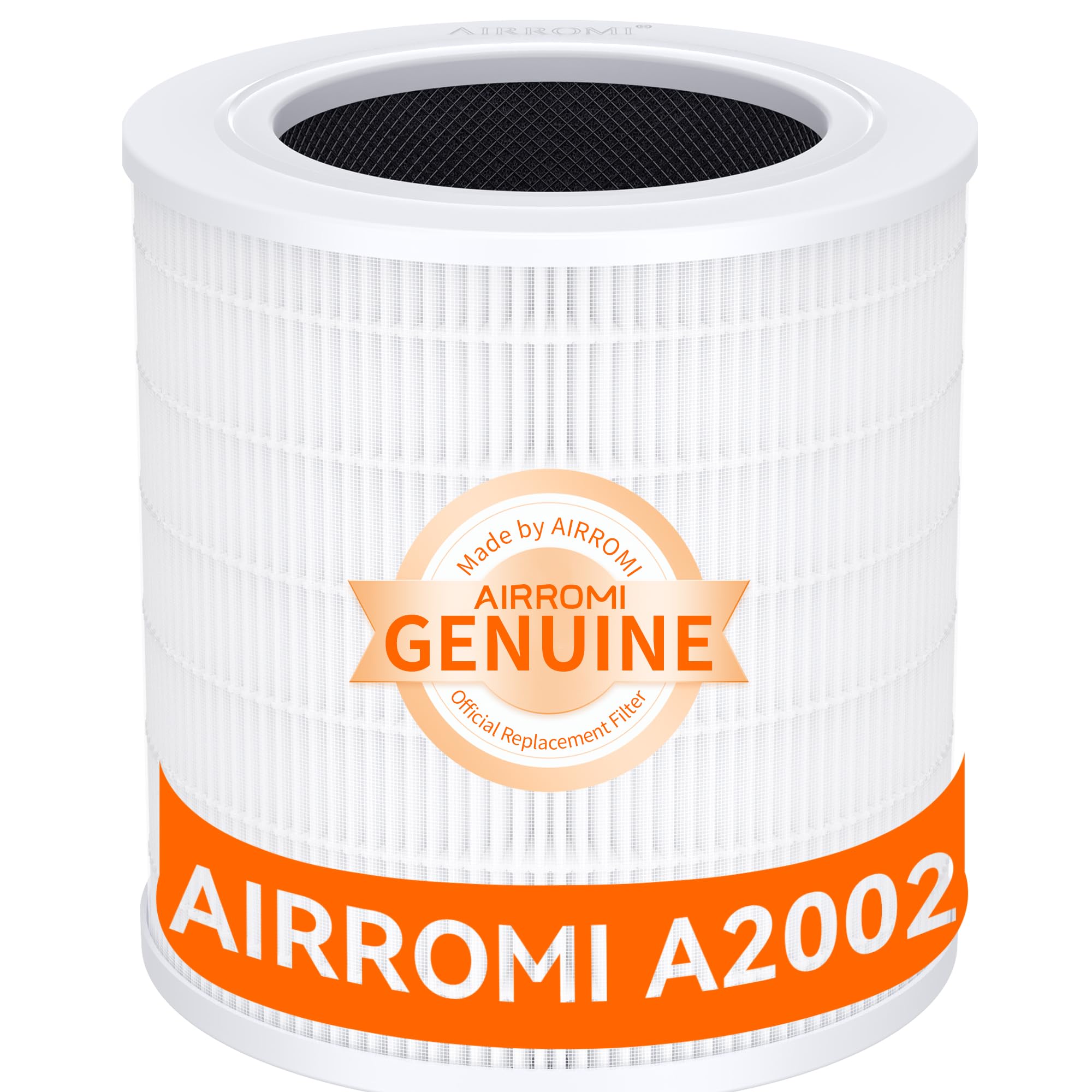 【純正品】AIRROMI 空気清浄機 交換用フィルター A2002 軽量アレルギー 花粉対策 集じん ペットの毛 ホコリ 消臭 空気清浄 プレフィルター H13 HEPAフィルター 活性炭フィルター (ホワイト)