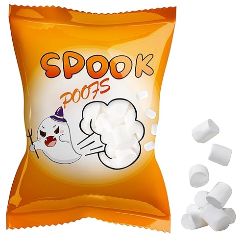 4E's Novelty 24 Pack Halloween Mini Marshmallows - Spook Poof