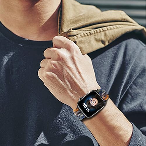 Miniatura 4 de DOBSTFY Compatible con la Correa de Apple Watch 38mm 40mm 41mm 42mm 44mm 45mm 46mm 49mm para Mujeres y Hombres, Correa de Apple Watch Elástica y