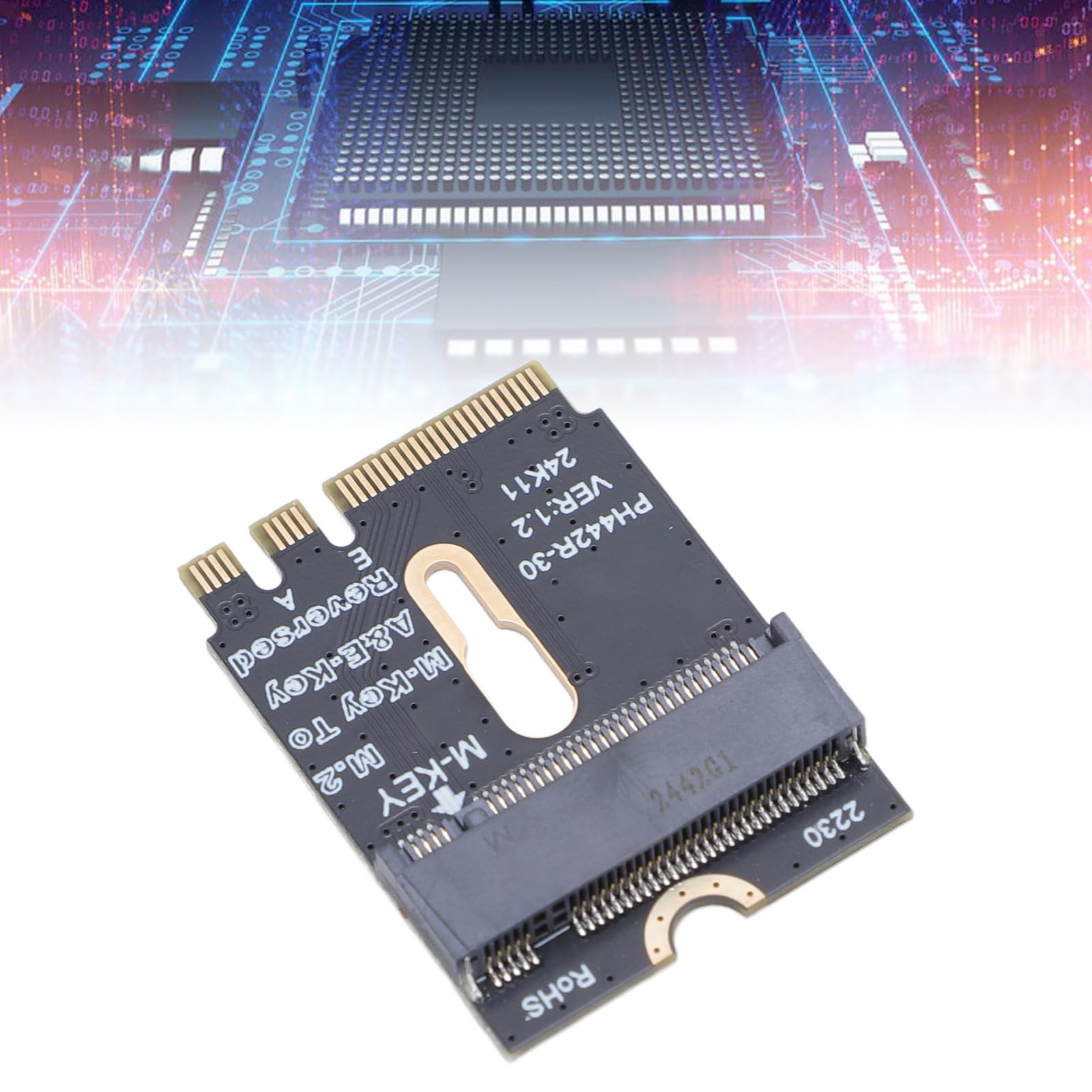 M.2 A i E WiFi Port PCIE 4.0 M KLUCZ NVME SSD Adapter, Obsługa Prędkości PCIE 4.0 dla NVME SSD, 2230 2240 2260 2280 M.2 Rozmiary Kart