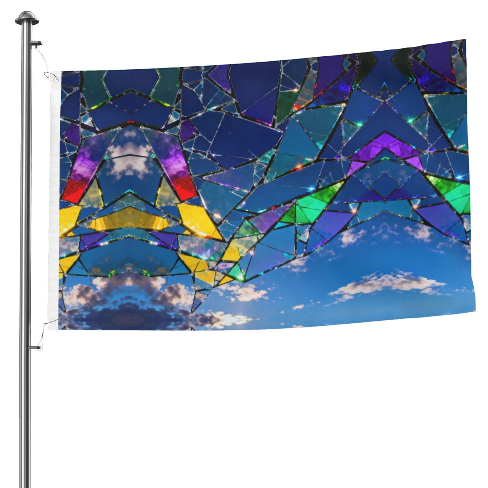 Drapeau extérieur haute qualité en polyester double face durable
