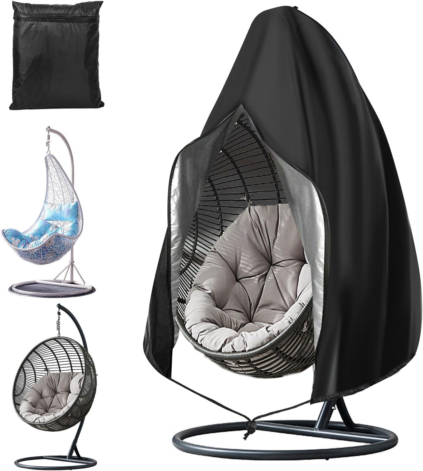 VORHOT Hängesessel Abdeckung Outdoor, 210D OxfordStoff Abdeckplane mit