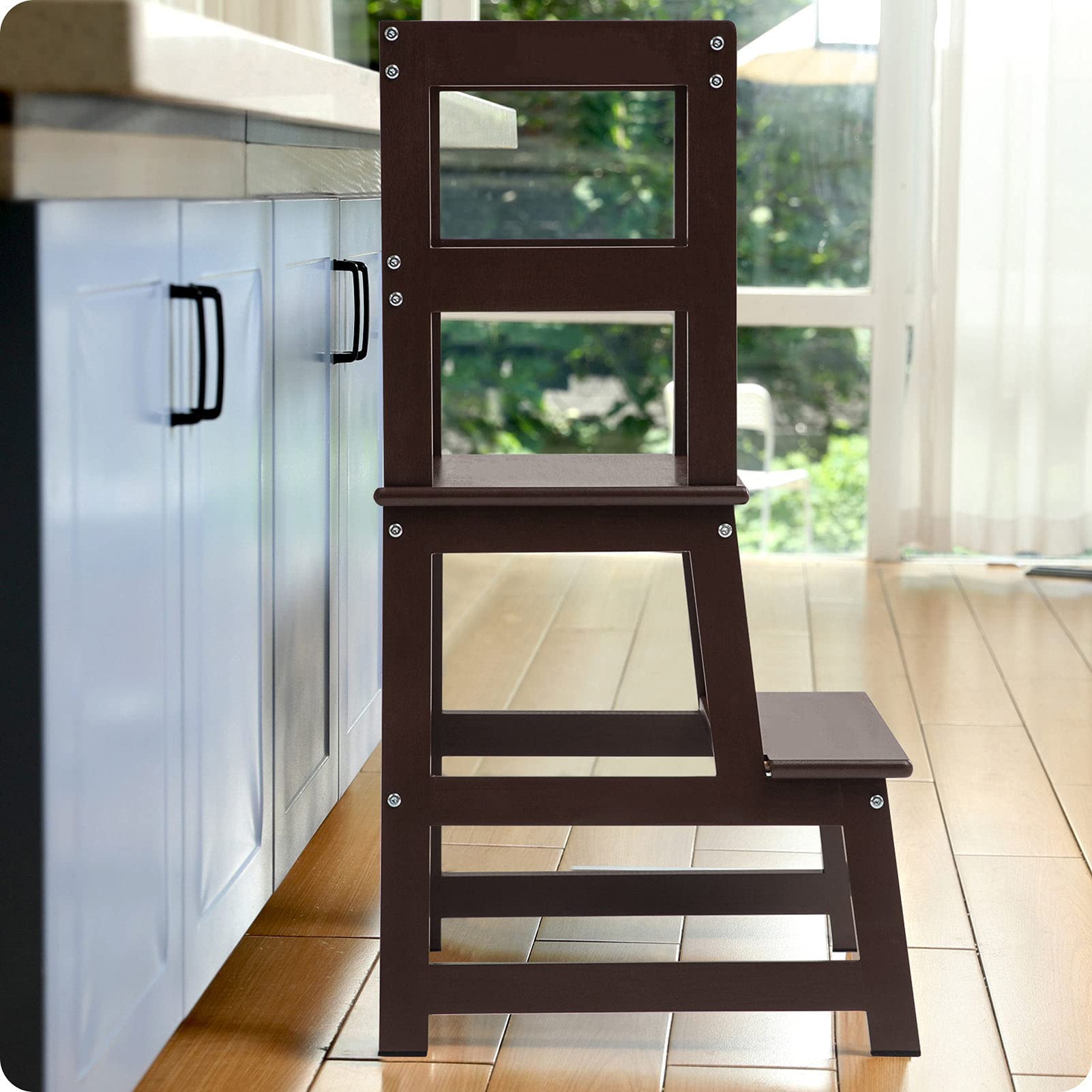 Kitchen Step Stool for Toddlers,Kids Montessori Learning Stool,Baby Standing Tower for Counter