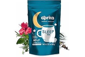 Aprika Life - Sleep Tea with Sleep Guide, 100% Natural Herbal Tea...