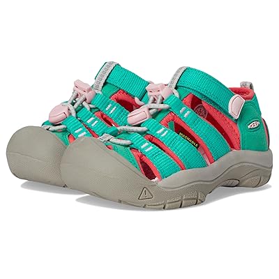 KEEN Kids Newport H2 (Toddler/Little Kid) Kids Shoes Bright Aqua/Pink A Boo