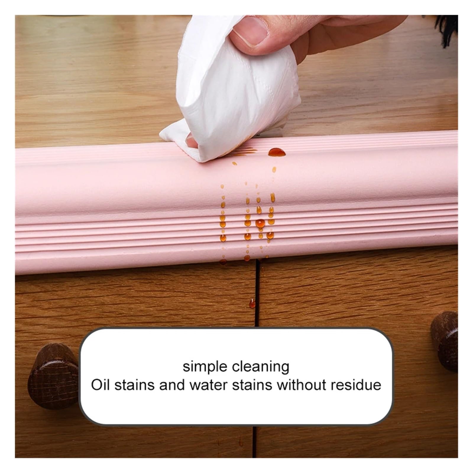 Protectores de mesa para niños con borde de esquina para niños, tira protectora de seguridad para el hogar, barra de protección de escritorio para bordes afilados, absorción de impactos, fácil