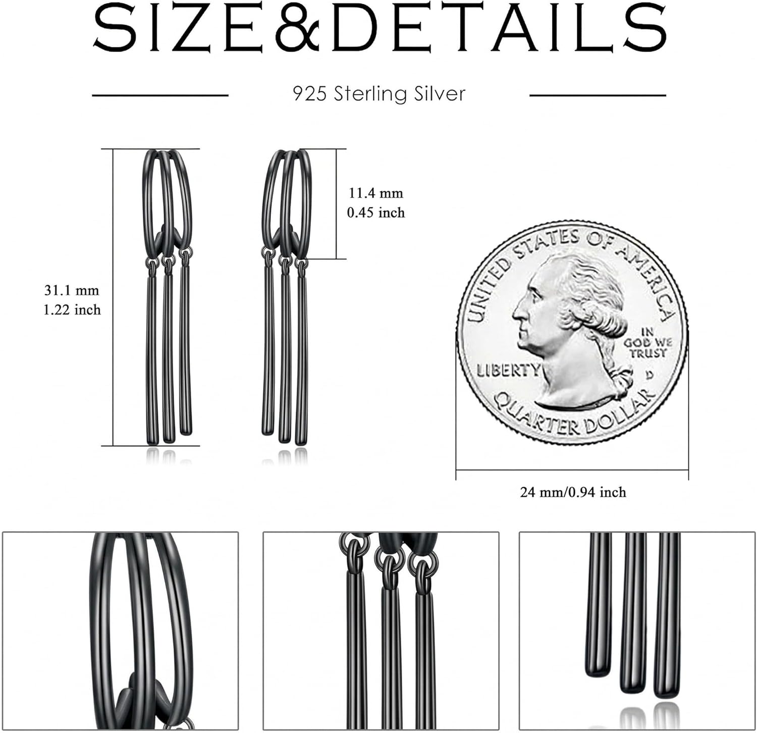 Zoro Stud Earrings for Women Sterling Silver Cosplay Anime One Piece Earrings Jewelry Gifts