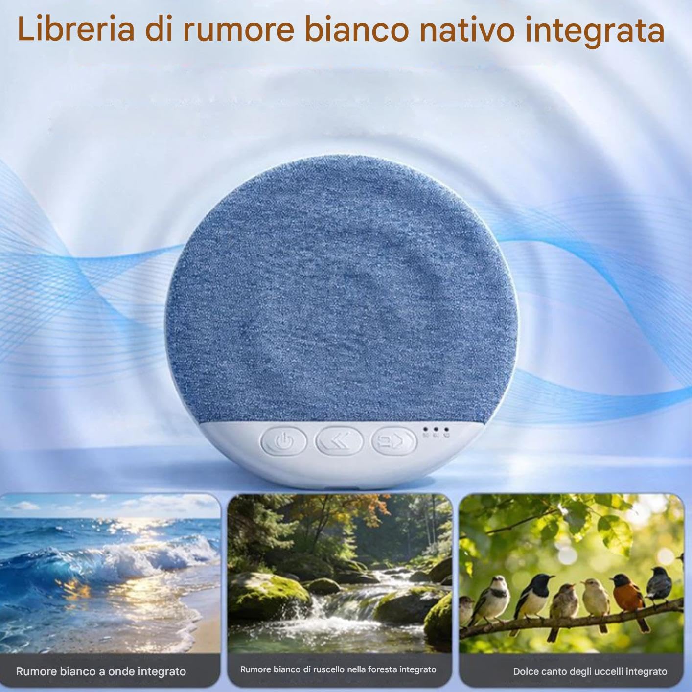 Cassa Bluetooth Sotto Cuscino,Altoparlante Da Cuscino,Ultra Sottile, Portatile, Silenzioso, Per Camera Da Letto, Hotel, Campeggio, Viaggi, Studenti (Blu,2)