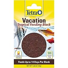 API VACATION PYRAMID FISH FEEDER 14-Day 1.2-Ounce Automatic Fish Feeder, Whites & Tans