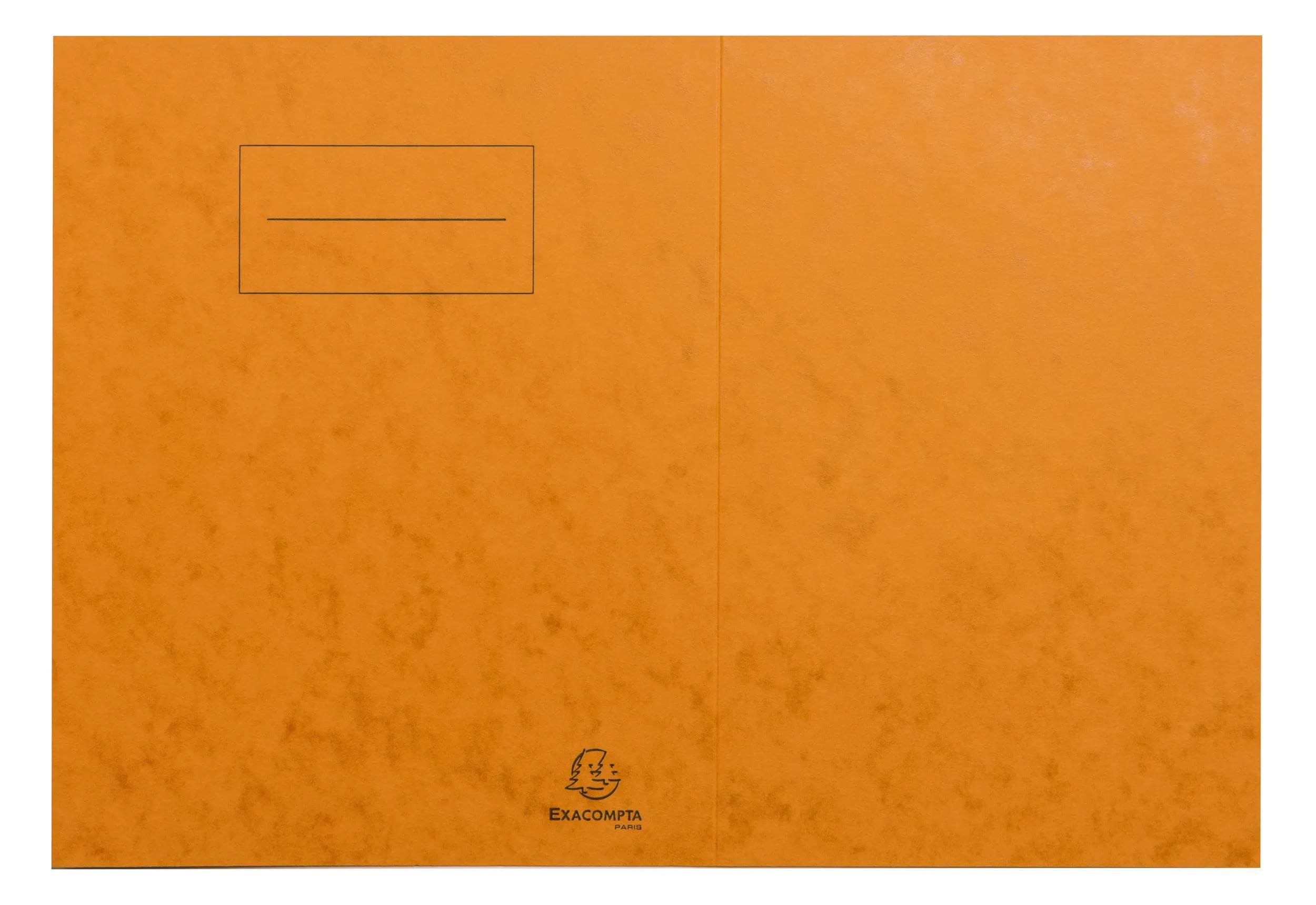 Exacompta, Ref 32124E, Box of 100 Notebook Covers 17 x 22 cm in Genuine Glossy Card, with Labelling Field - Image 2