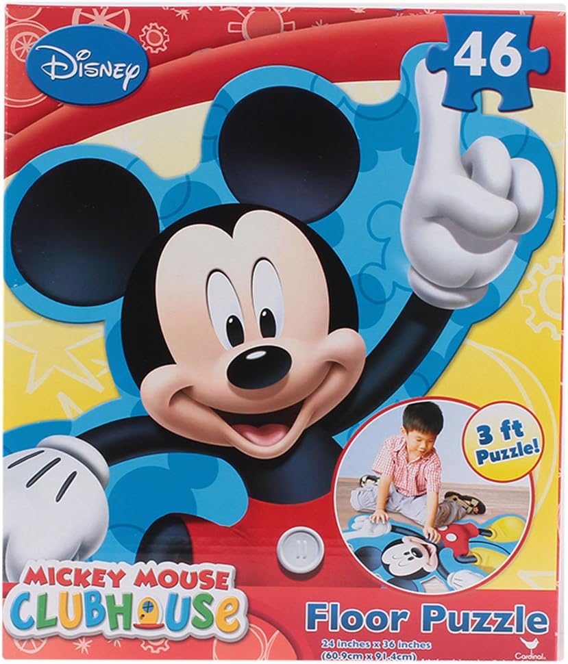 Mickey Club House Floor Puzzle, 46-Piece