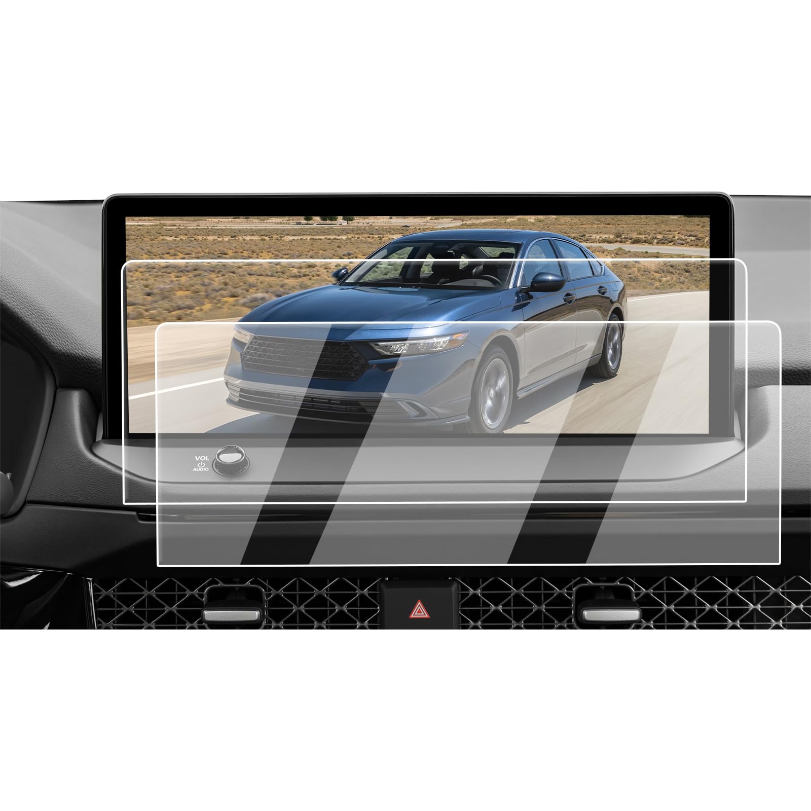 2023-2025 Honda Accord 7-Inch Touchscreen Protector - Tempered Glass Anti-Fingerprint