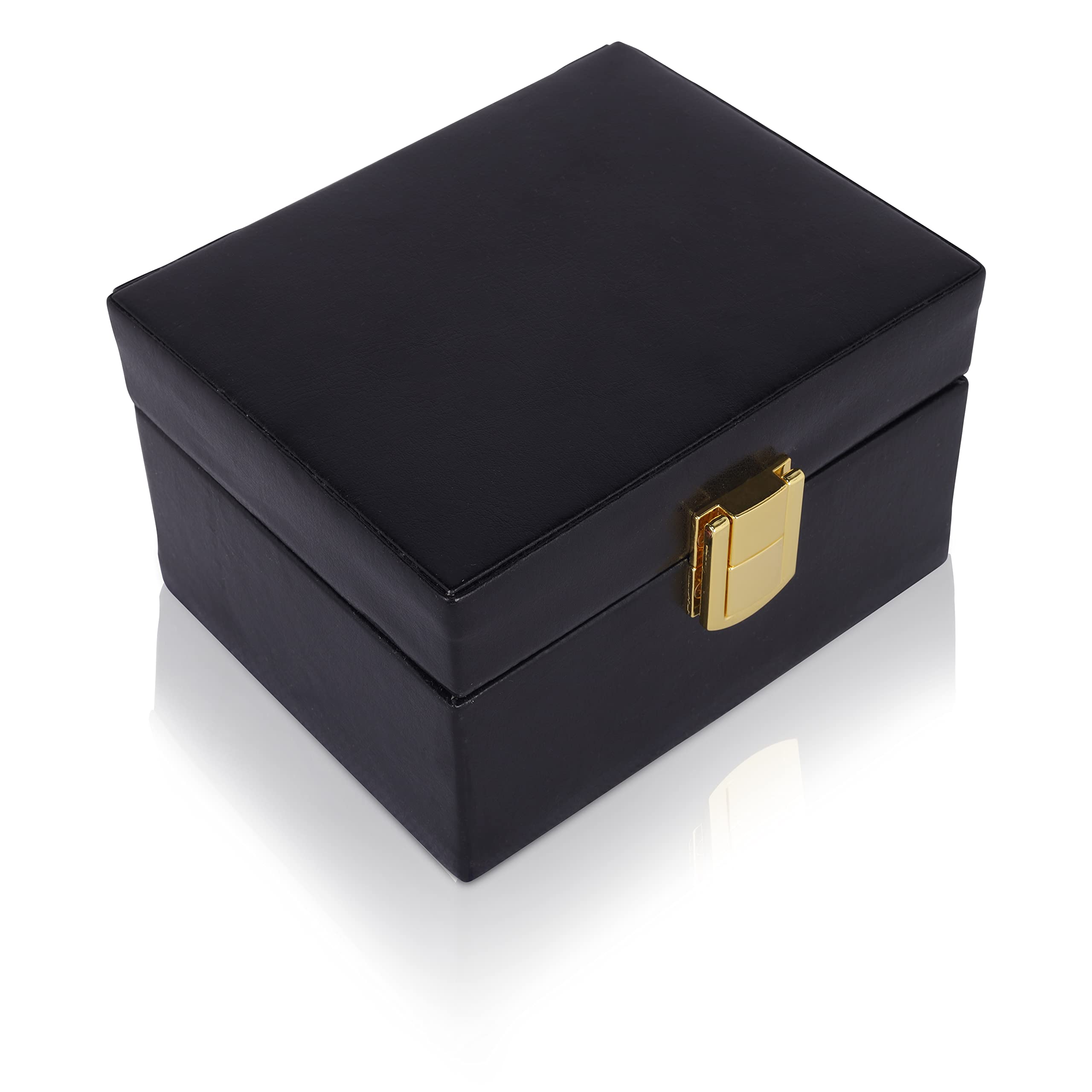 Sinaea Watch Box Organizer Single Slot Luxury Vegan Leather Wristwatch Case Portable Portable Organizer for Men Women Traveling Gift Bracelet Watch Jewellery Box (BLACK) (B0BM51K7LL) Amazon Price History, Amazon Price Tracker