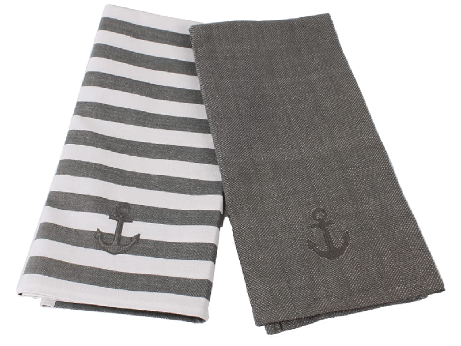 Osters Muschel-Sammler-Shop Maritime Wandskulpturen – Segelboot Metall 12,5 Cm, 2er Set, Weiß-grau-türkis