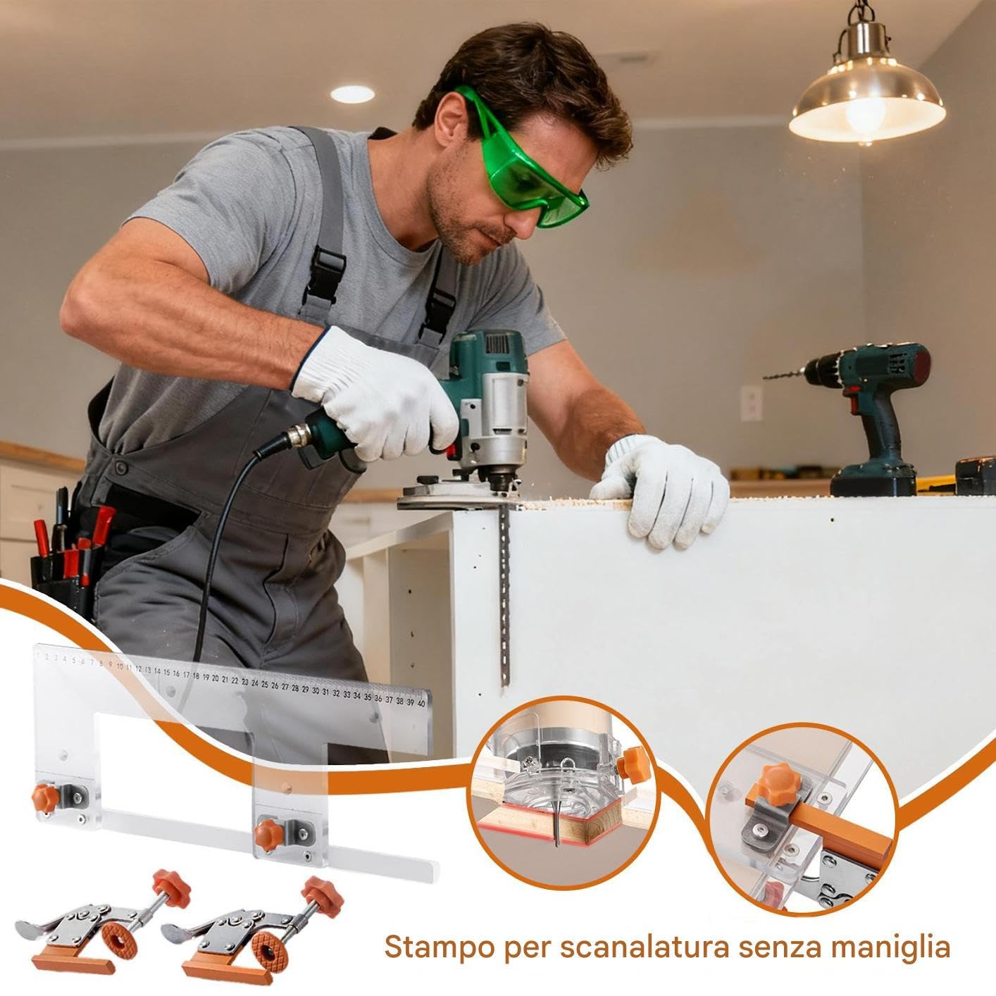 Stampo Di Precisione Per Precisione | Stampo Per A Forma Di L Per Armadio Nella Lavorazione Del Legno per Professionisti Falegnami Tecnici della Produzione di