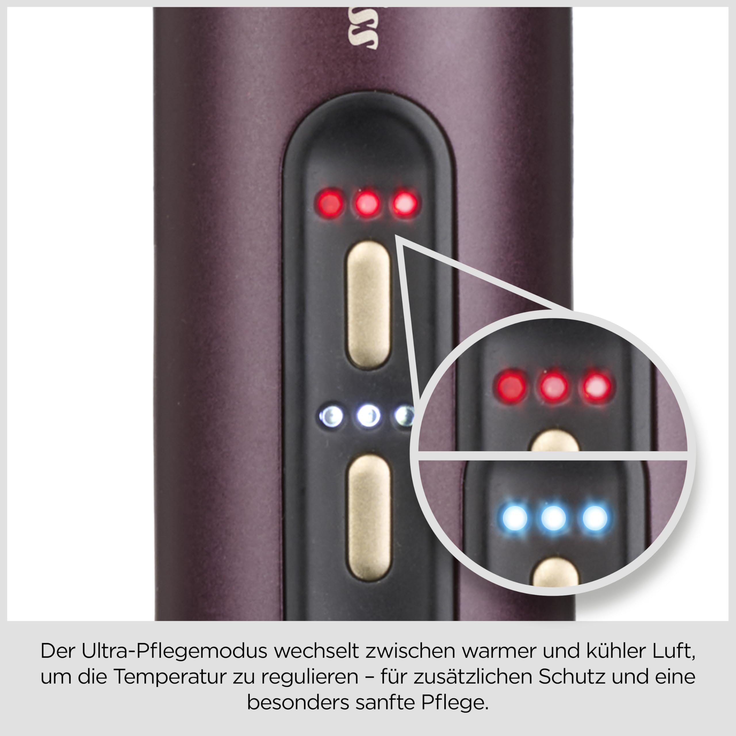BaByliss Air Power Smooth – NEU 2025, Glätten und Trocknen von nass zu trocken, Haartrocknerbürste mit Anti-Frizz-Ionentechnologie, AS6400E