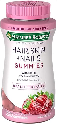Miniatura 1 de Nature's Bounty - Gomitas para cabello, piel y uñas (220 unidades) (paquete de 2) AS