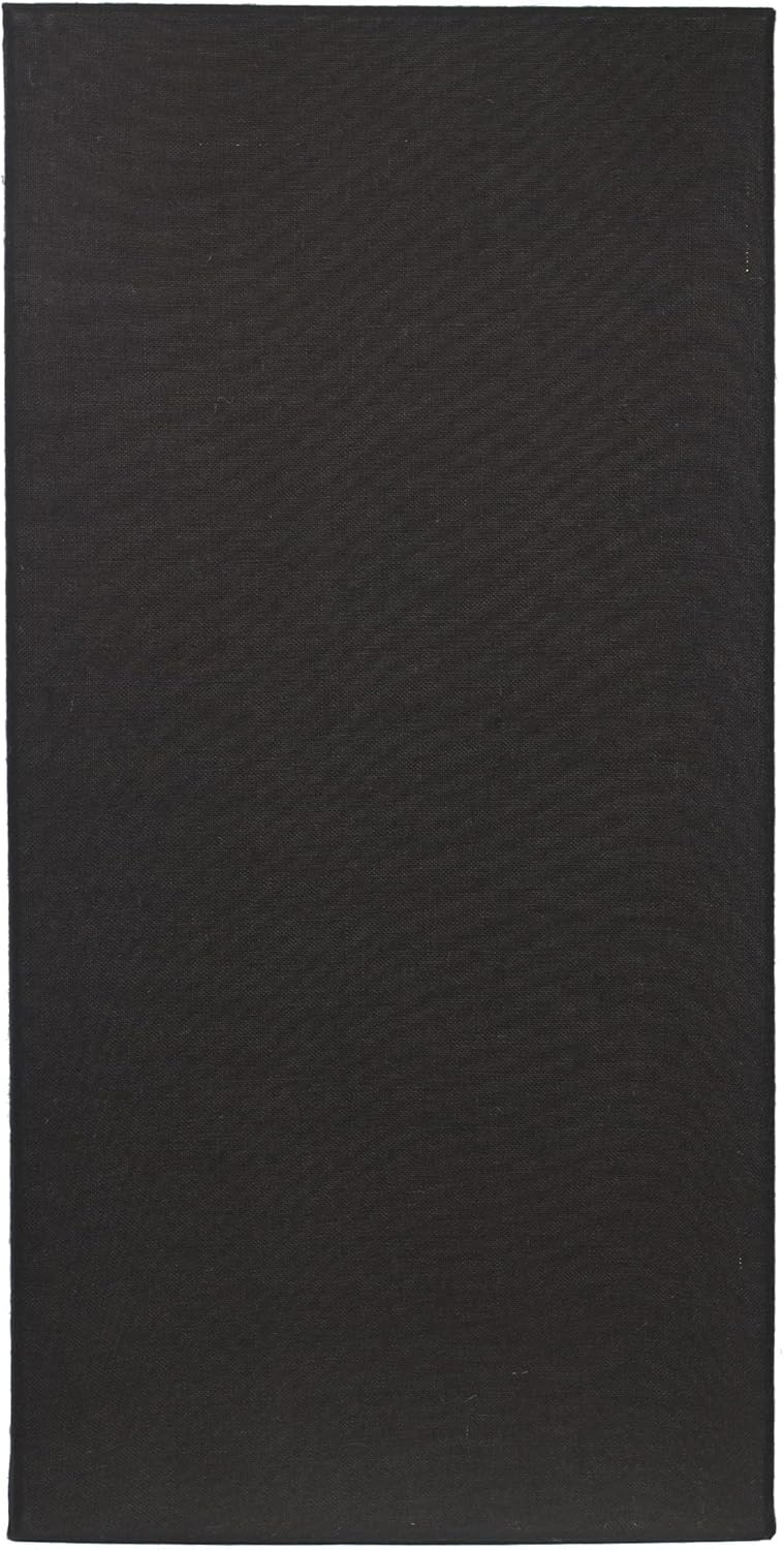 ATS Acoustics Sound Absorbing Acoustic Panel 24" x 48" x 4" Beveled Edge (Black)