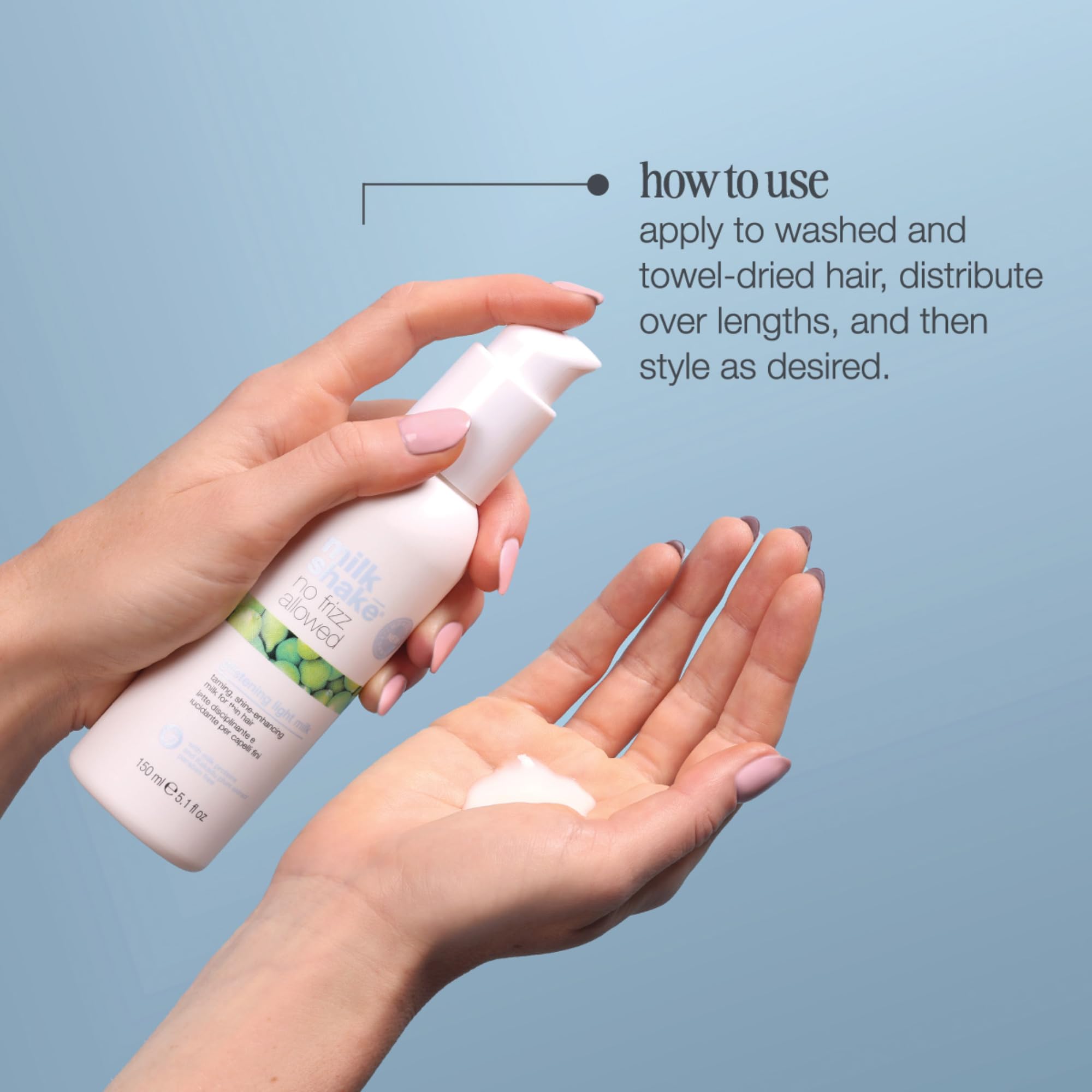 milk_shake | NO FRIZZ Allowed Glistening Light Milk 150ML