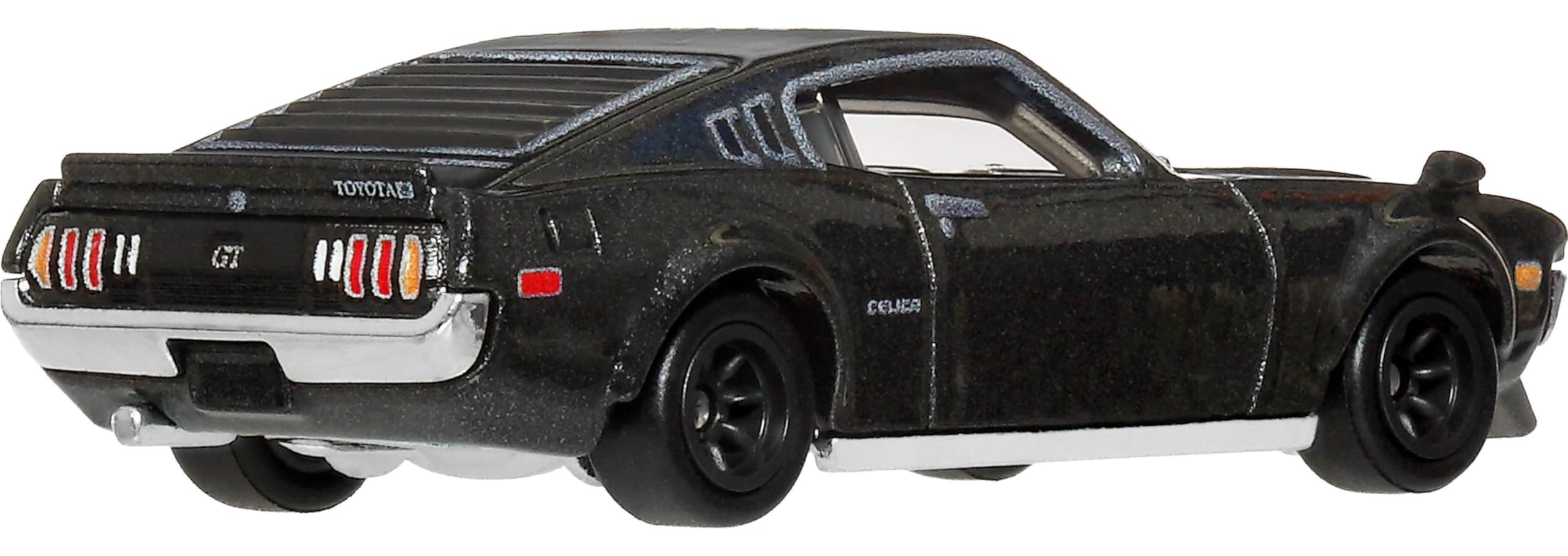 Hot Wheels Premium Car Culture Kultowe auta Samochodzik 1977 Toyota Celica (RA28), metalowe auto w skali 1:64, opony Real Riders, metalowa konstrukcja, samochód zabawka, JKD98