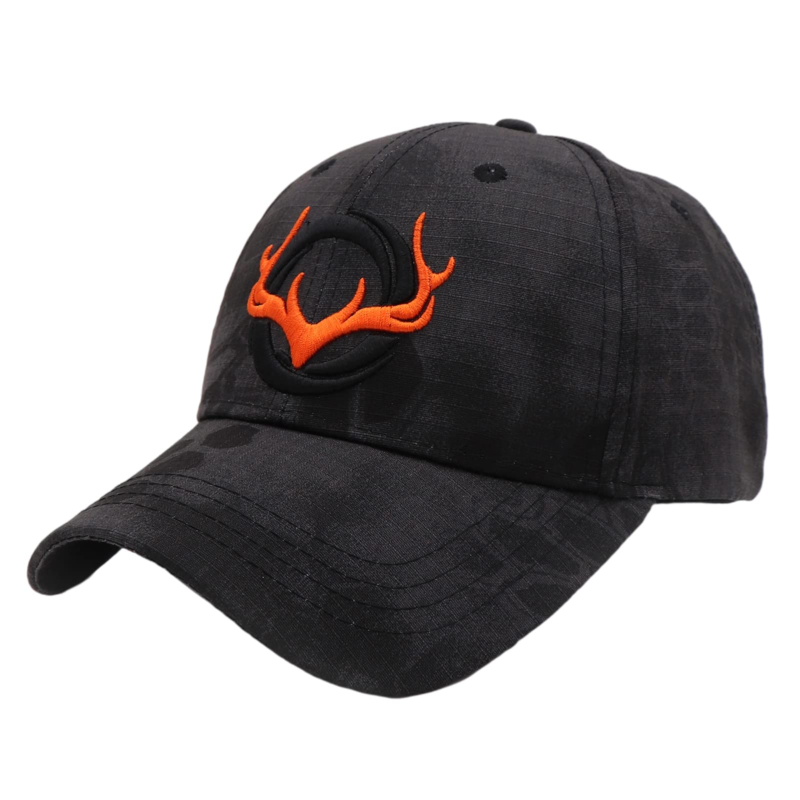Povanjer Deer Hunting Baseball Cap | Deer Embroidery Fishing Hats | Deer Hunting Trucker Hats, Baseball Cap Outdoors Hat Hunting