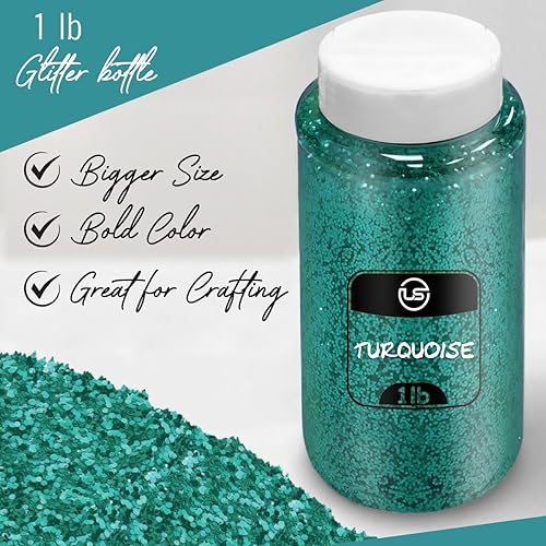 Miniatura 3 de Purpurina  1 libra de purpurina fina turquesa purpurina para resina purpurina para manualidades purpurina extra fina para álbumes de recortes