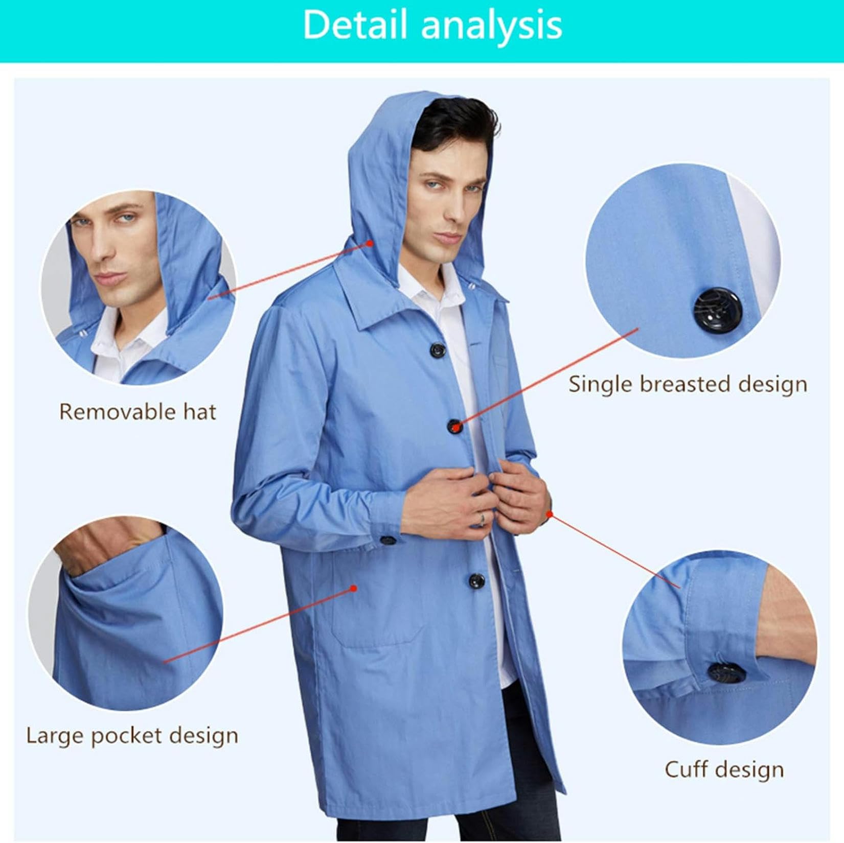 XENITE Blindage EMF Combinaison De Protection Contre Les Radiations sous-Station De Station De Base GSM Et Couche De Protection Contre Les Rayonnements Électromagnétiques De Communication,Dark Blue,L
