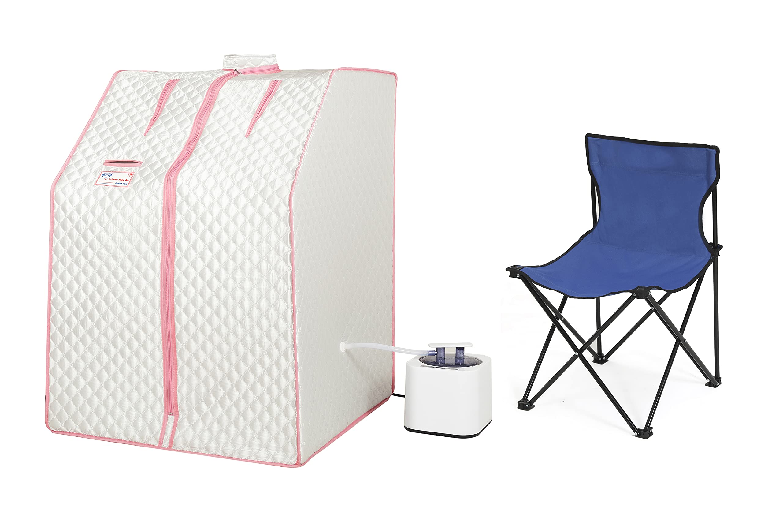 KUNSANA Oversize Portable Personal Steam Sauna Tent, Pink