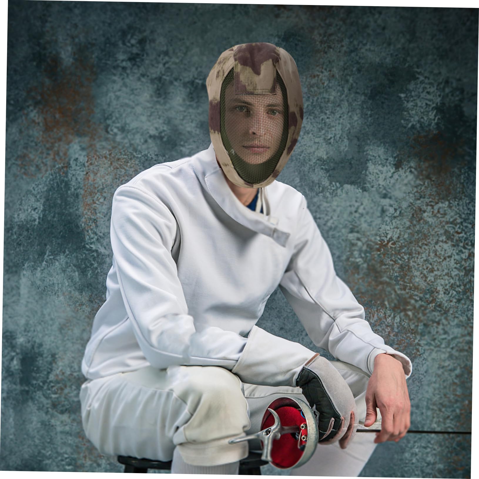 Outdoor Fencing Maske Aus Stahlgewebe Atmungsaktive Schutzmaske Für Sport Widerstandsfähig Gegen Stöße Für Wettkämpfe Training Spiele