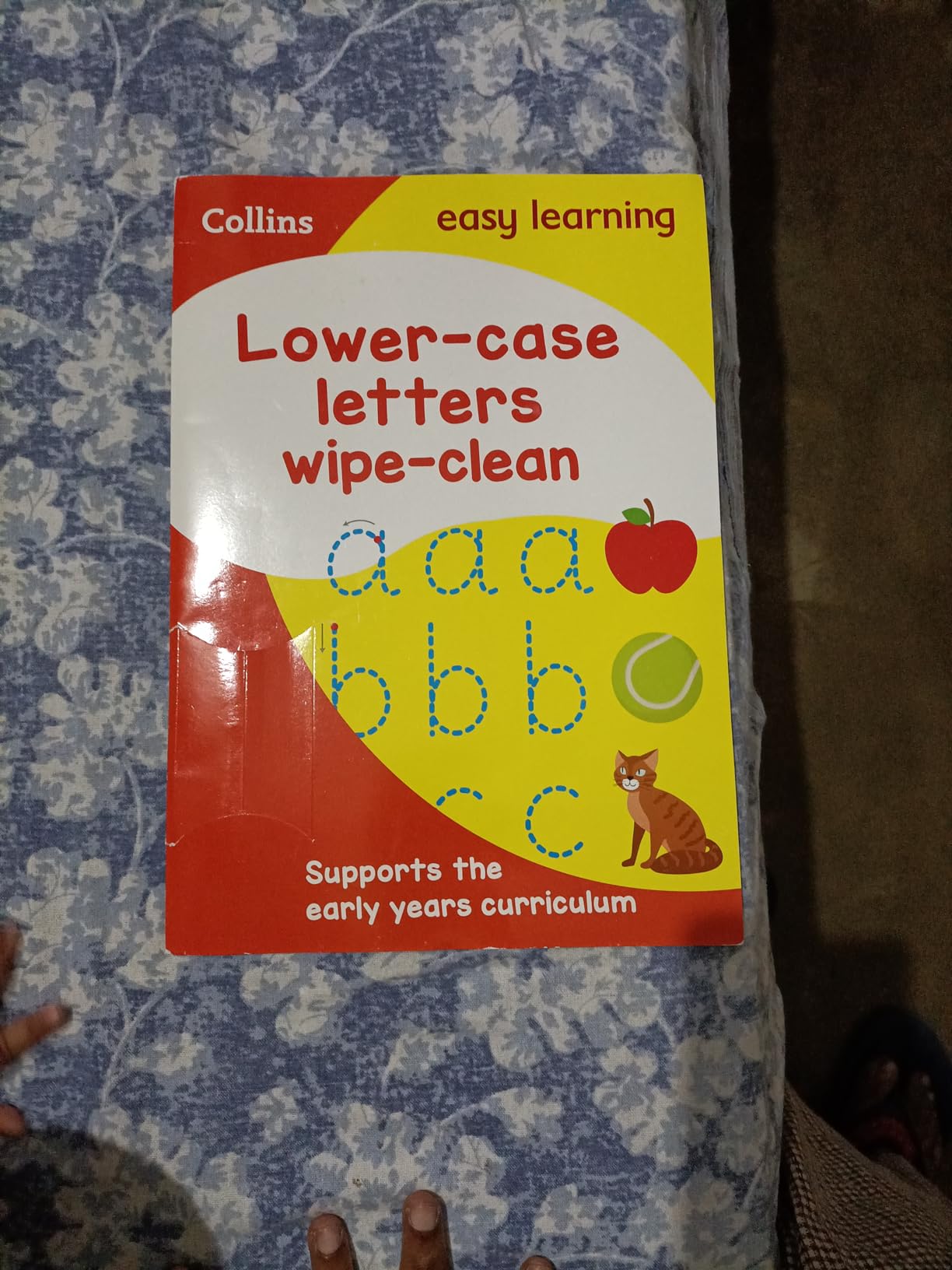 Lower Case Letters Age 3-5 Wipe Clean Activity Book : Collins Easy ...