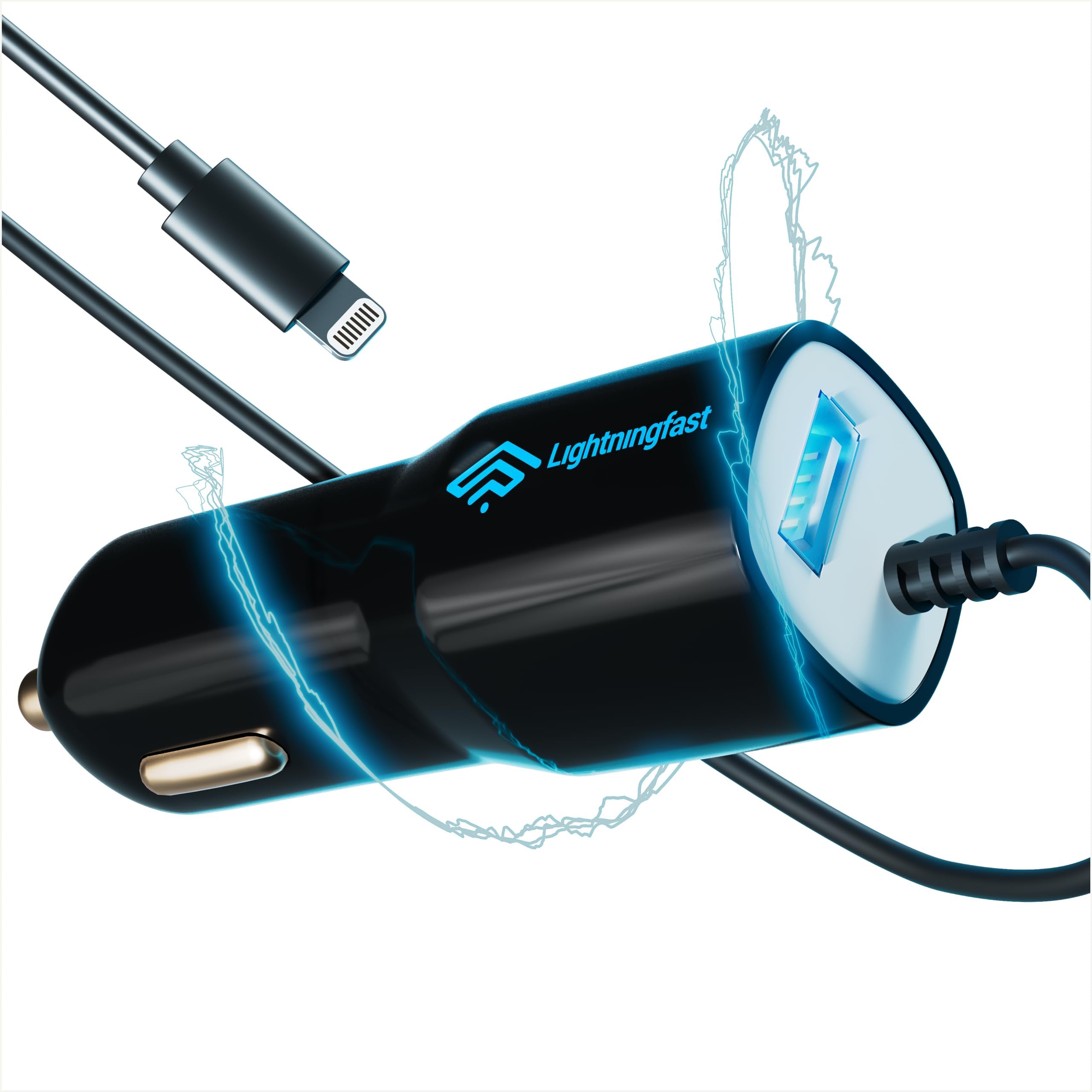 Apple Certified iPhone Car Charger Adapter 3.1a Rapid